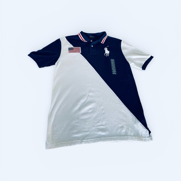 Polo Ralph Lauren Other - 18-20 Polo Ralph Lauren Navy and White Polo Shirt BIG PONY.